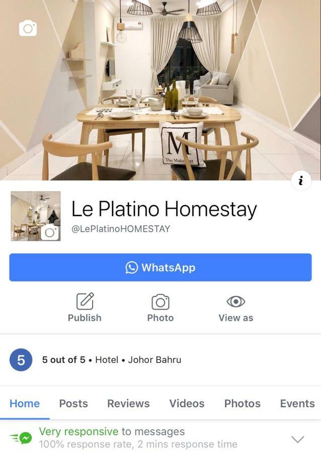 Johor Bahru Paradigm Leplatino Homestay 外观 照片